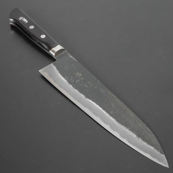 Morihei Hisamoto Kurouchi White #1 Gyuto 210mm Pakka Handle (Fine Finish)