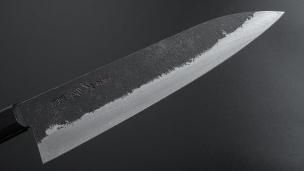 Morihei Hisamoto Kurouchi White #1 Gyuto 210mm Pakka Handle (No Bolster) - Tetogi