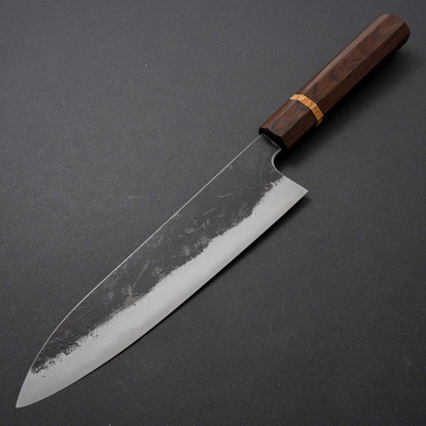 Morihei Hisamoto Kurouchi White #1 Gyuto 210mm Riisgaard Rosewood Handle (Tetogi Custom) - Tetogi