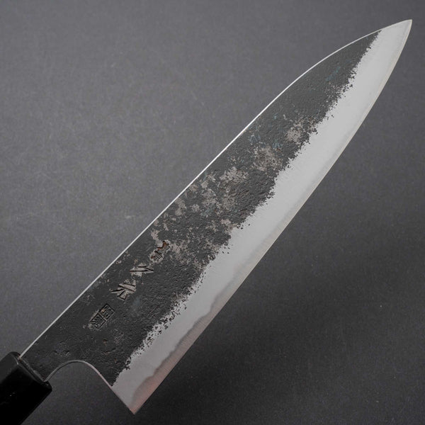 Morihei Hisamoto Kurouchi White #1 Gyuto 210mm Taihei Ebony Handle (Tetogi Custom) - Tetogi