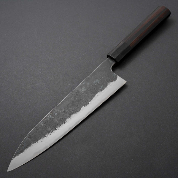 Morihei Hisamoto Kurouchi White #1 Gyuto 210mm Taihei Ebony Handle (Tetogi Custom) - Tetogi