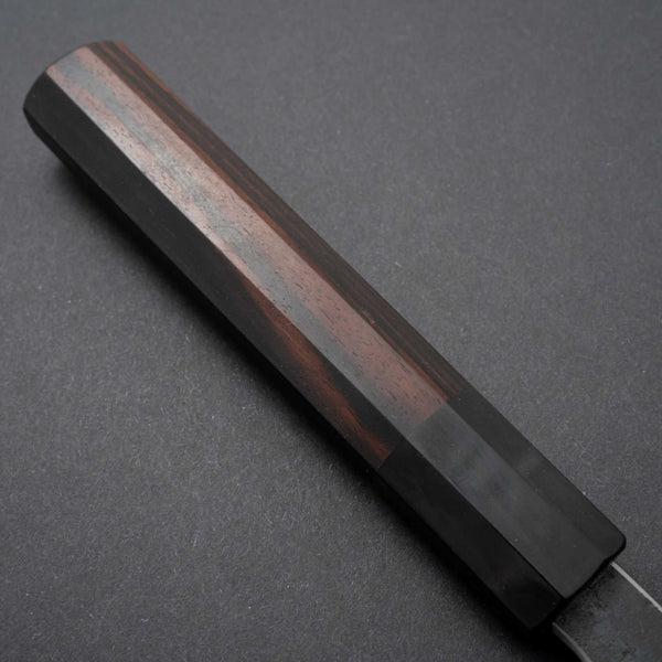 Morihei Hisamoto Kurouchi White #1 Gyuto 210mm Taihei Ebony Handle (Tetogi Custom) - Tetogi