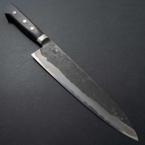 Morihei Hisamoto Kurouchi White #1 Gyuto 240mm Pakka Handle (Extra Fine Finish) - Tetogi