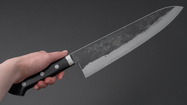 Morihei Hisamoto Kurouchi White #1 Gyuto 300mm Pakka Handle (Thick) (Limited) - Tetogi