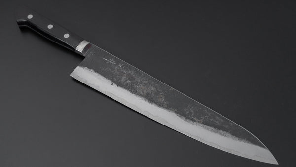 Morihei Hisamoto Kurouchi White #1 Gyuto 300mm Pakka Handle (Thick) (Limited) - Tetogi