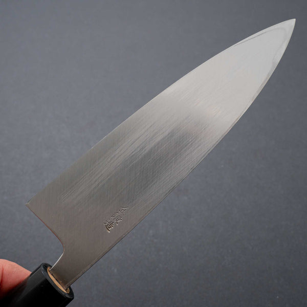 Morihei Hisamoto Mirror Polished Ginsan Ai Deba 150mm Ho Wood Handle - Tetogi