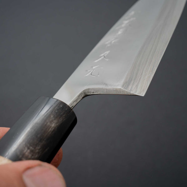 Morihei Hisamoto Mirror Polished Ginsan Ai Deba 150mm Ho Wood Handle - Tetogi