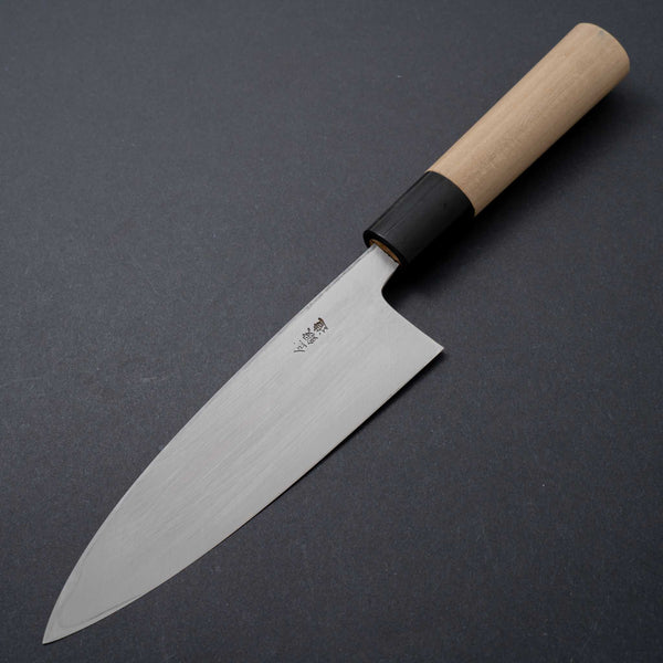 Morihei Hisamoto Mirror Polished Ginsan Ai Deba 150mm Ho Wood Handle - Tetogi