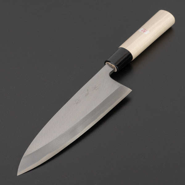 Morihei Yoshitomo Left-Handed Deba 165mm Poplar Handle