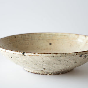 Shinichi Kotsuji Plate Large Haiyugesho (ash glaze) - Tetogi