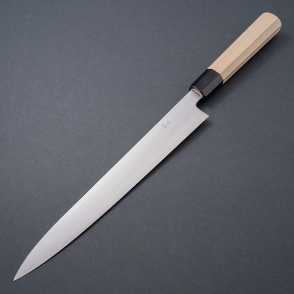 Takada no Hamono Silver #3 HH Sujihiki 270mm Ho Wood Handle - Tetogi