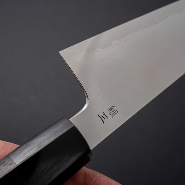 Takada no Hamono Silver #3 Suiboku Gyuto 210mm Wood Handle - Tetogi