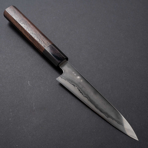 Takada no Hamono Silver #3 Suiboku Petty 135mm Wood Handle - Tetogi