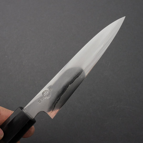 Takada no Hamono Silver #3 Suiboku Petty 135mm Wood Handle (Extra Thin) - Tetogi