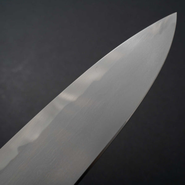 Tetsujin Blue #2 Kasumi Gyuto 210mm Taihei Rosewood Handle (Blond Ferrule) - Tetogi