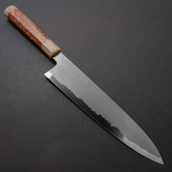 Tetsujin Blue #2 Kasumi Gyuto 240mm Riisgaard Elm Handle - Tetogi