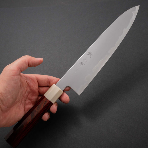 Tetsujin Blue #2 Kasumi Gyuto 240mm Rosewood Handle - Tetogi