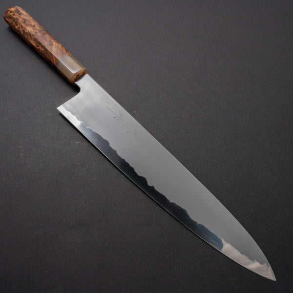 Tetsujin Blue #2 Kasumi Gyuto 300mm Riisgaard Elm Burl Handle - Tetogi