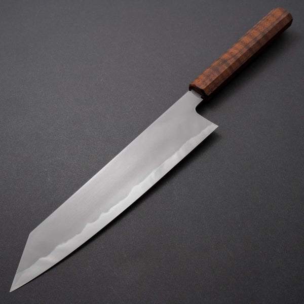 Tetsujin Blue #2 Kasumi Kiritsuke Gyuto 240mm Riisgaard Walnut Handle - Tetogi