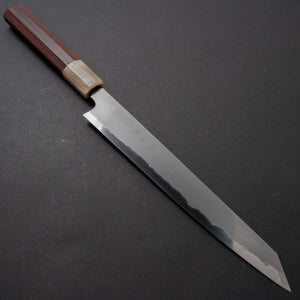 Tetsujin Blue #2 Kasumi Kiritsuke Sujihiki 240mm Taihei Rosewood Handle - Tetogi