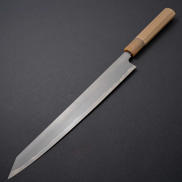 Tetsujin Blue #2 Kasumi Kiritsuke Sujihiki 300mm Ho Wood Handle - Tetogi