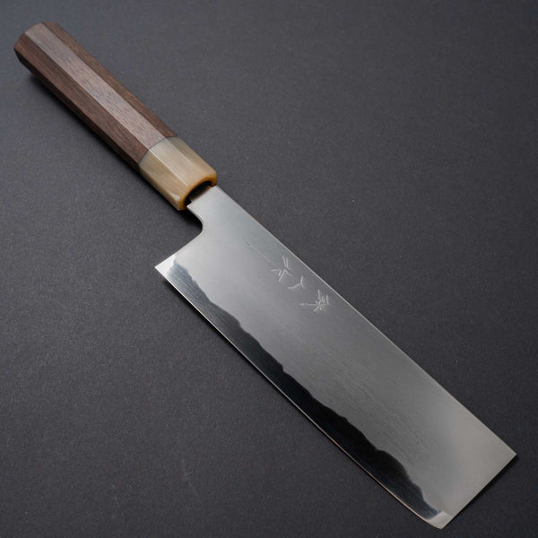 Tetsujin Blue #2 Kasumi Nakiri 180mm Taihei Wood Handle - Tetogi