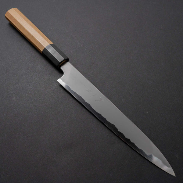 Tetsujin Blue #2 Kasumi Sujihiki 210mm Ho Wood Handle - Tetogi