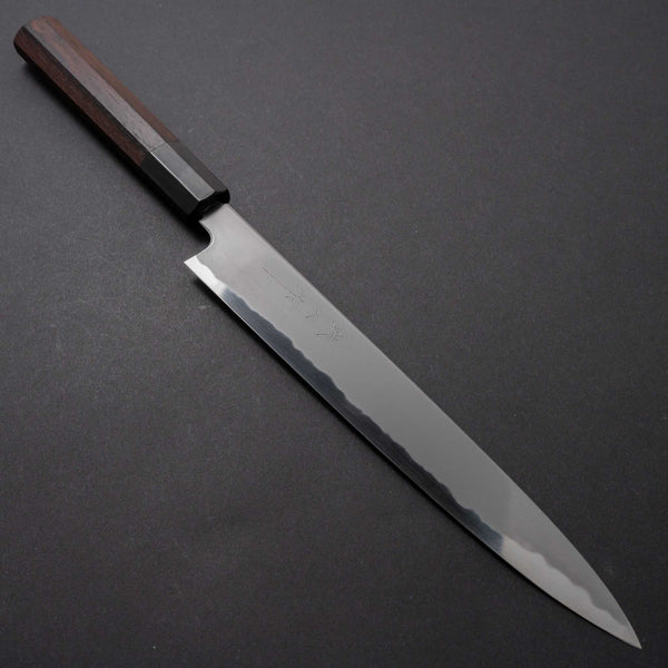 Tetsujin Blue #2 Kasumi Sujihiki 240mm Taihei Rosewood Handle - Tetogi