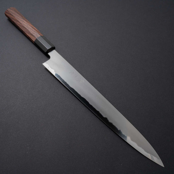 Tetsujin Blue #2 Kasumi Sujihiki 270mm Taihei Ebony Handle - Tetogi