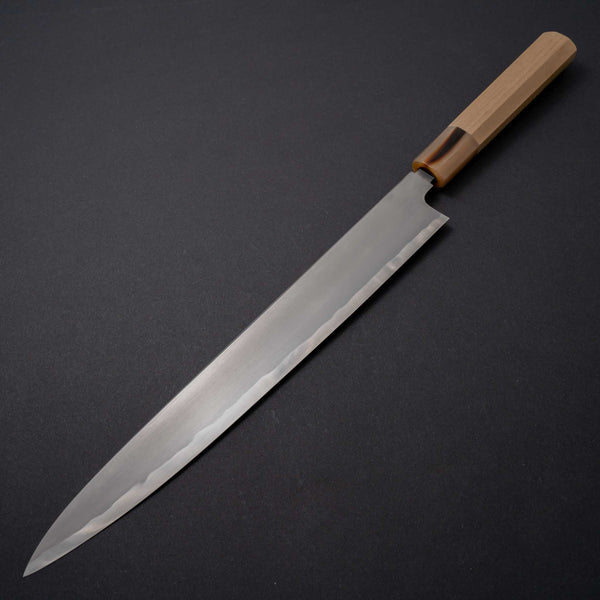 Tetsujin Blue #2 Kasumi Sujihiki 300mm Ho Wood Handle - Tetogi