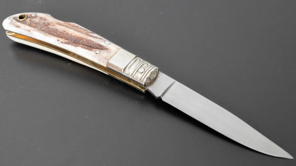 TOX City Folding Knife 60mm Stag Handle - Tetogi
