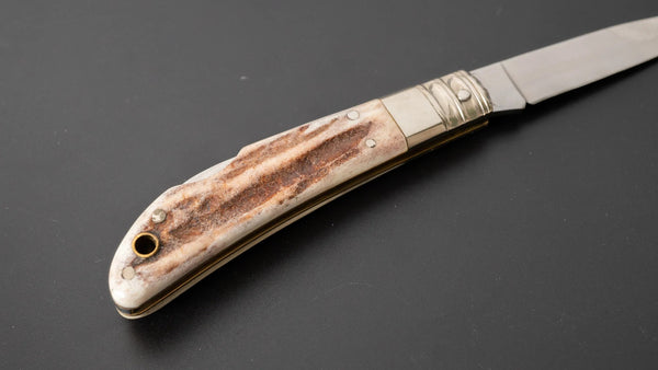 TOX City Folding Knife 60mm Stag Handle - Tetogi