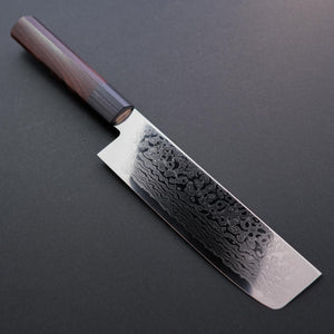 Yoshida Hamono ZA18 69-Layer Damascus 165mm Nakiri - Tetogi