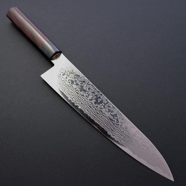 Yoshida Hamono ZA18 69-Layer Damascus 240mm Gyuto - Tetogi